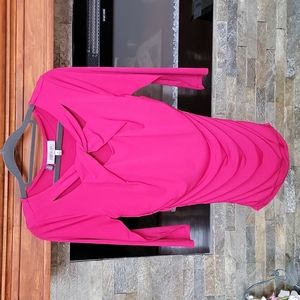 Jennifer Lopez Pink  Dress Shirt. Size Med. Beautiful. Great For The Office.